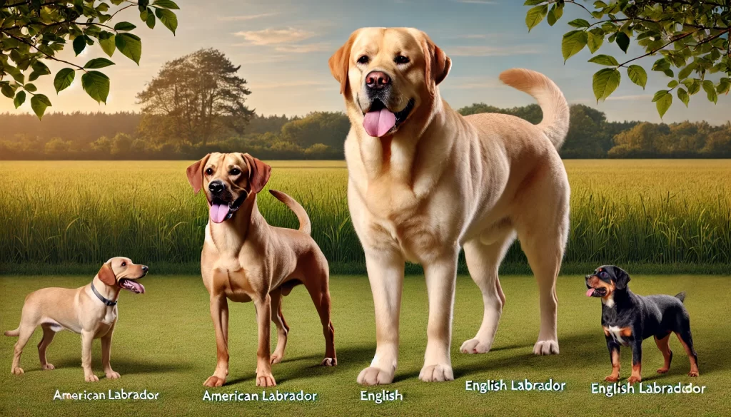 types of labradors